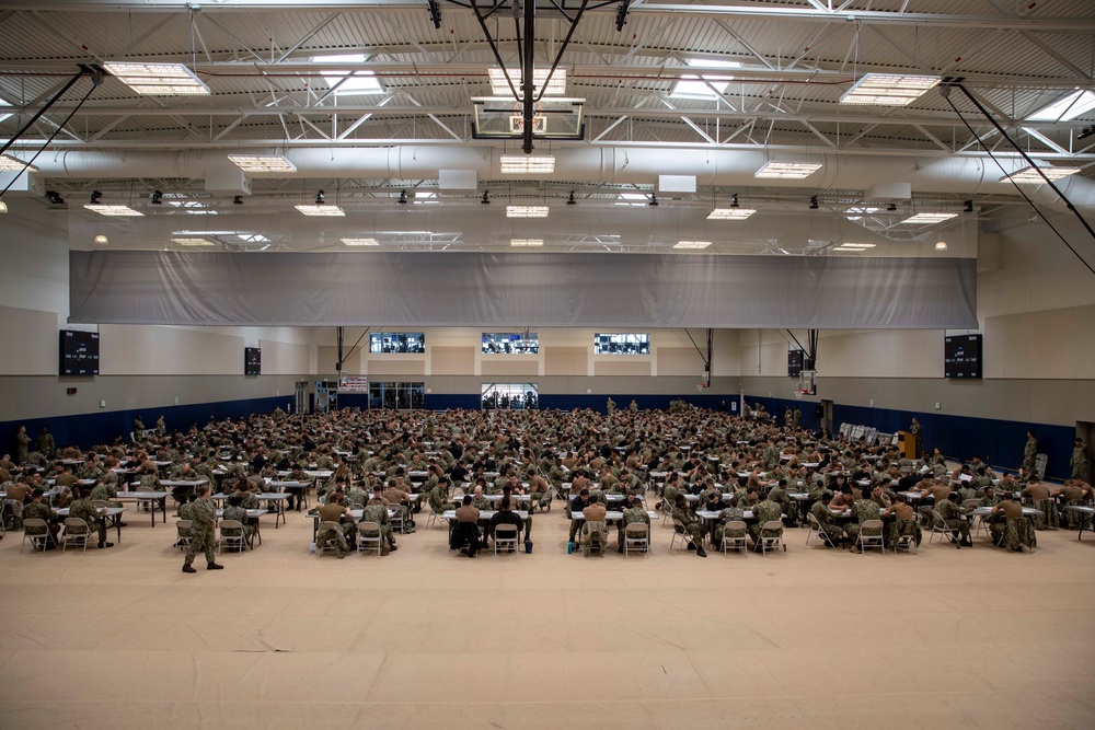 Abraham Lincoln Sailors take advancement exams