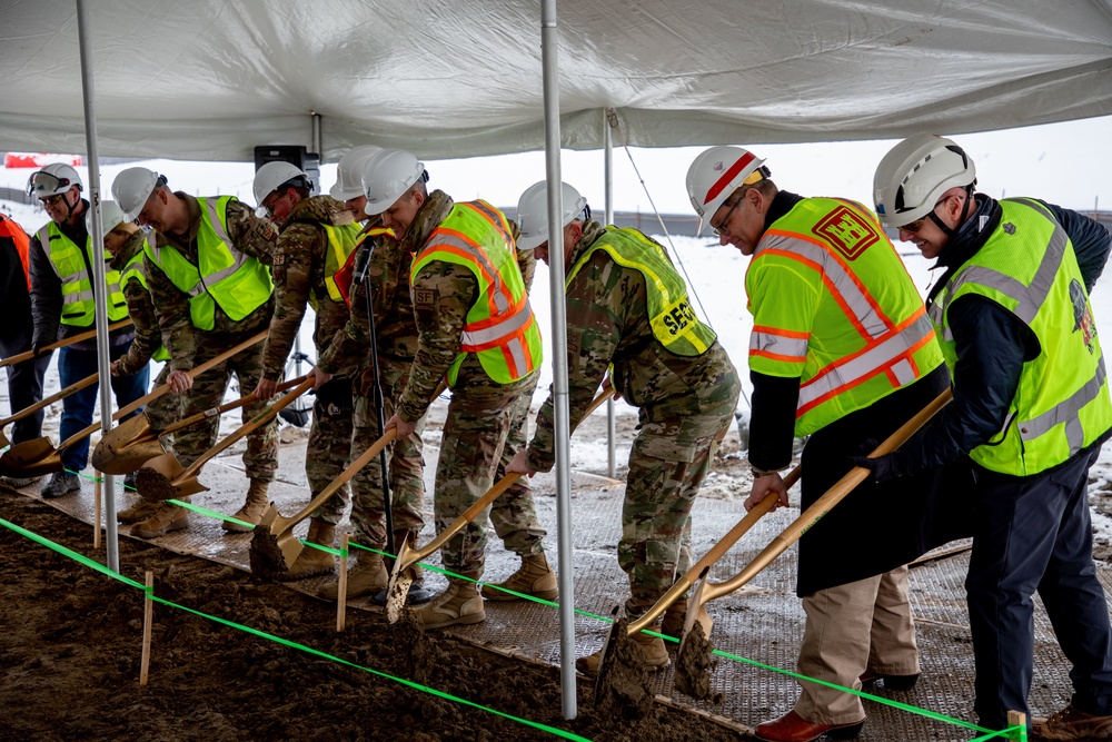 SFS Campus Ground Breaking Ceremony at Offutt AFB