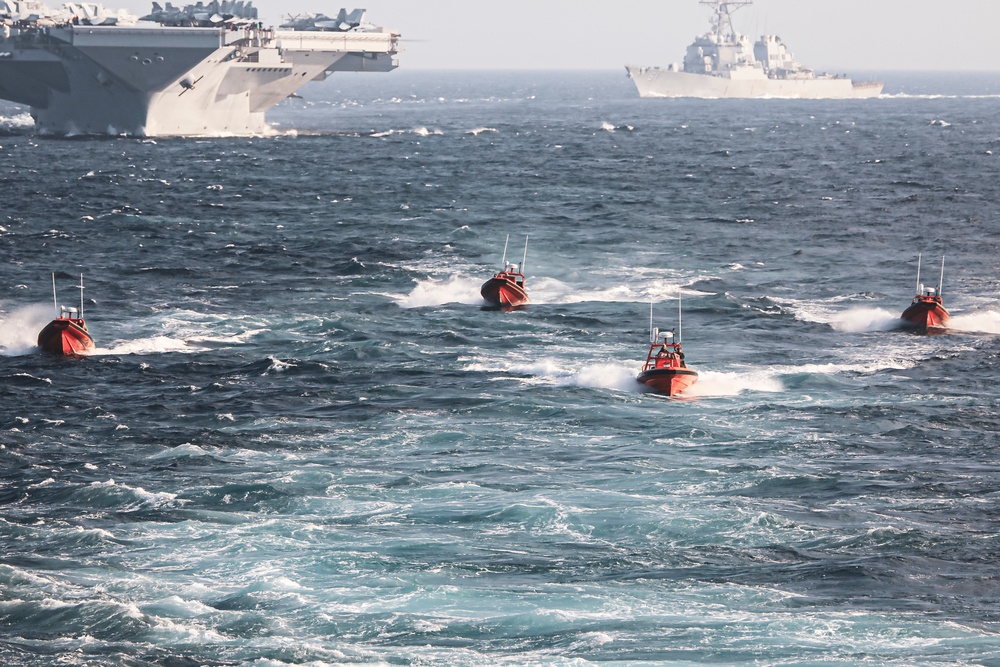 USS McFaul Conducts Flight Operations, Drills