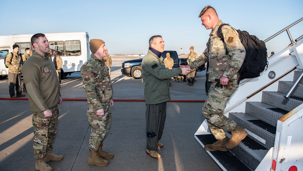 128th Air Refueling Wing Airmen Return From Indo-Pacific Deployment