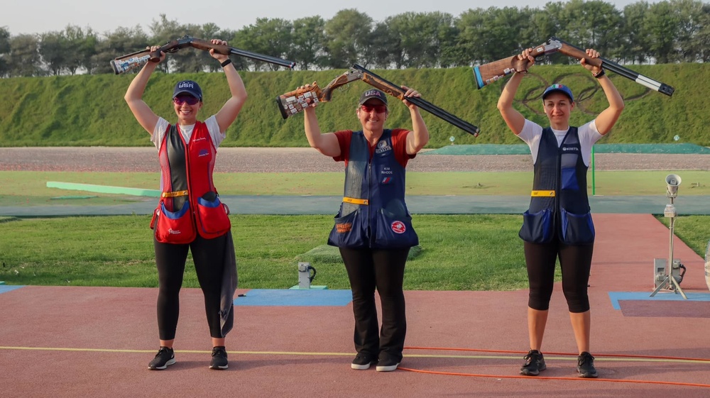 USAMU Soldier Wins Silver Medal in Women's Skeet at World Cup in Qatar