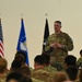 U.S. Space Force Col. Robert Long, Space Launch Delta 30 commander, Speaks at an All-Call on Vandenberg SFB