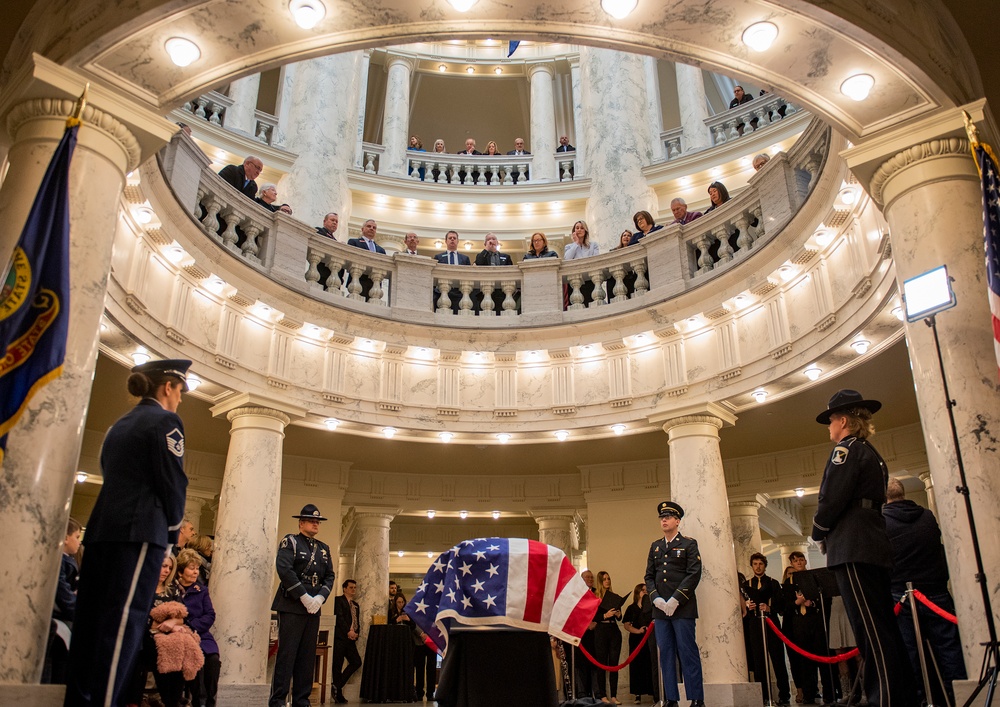 The Idaho National Guard honors the life and legacy of Gov. Phil Batt