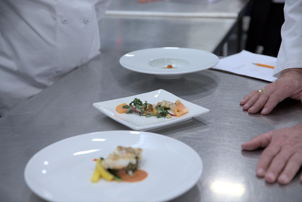 Dishes prepared by Fort Drum culinary team