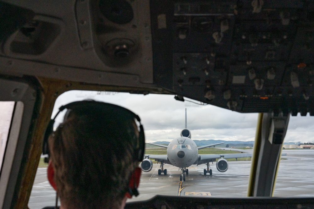 Refueling the KC-10