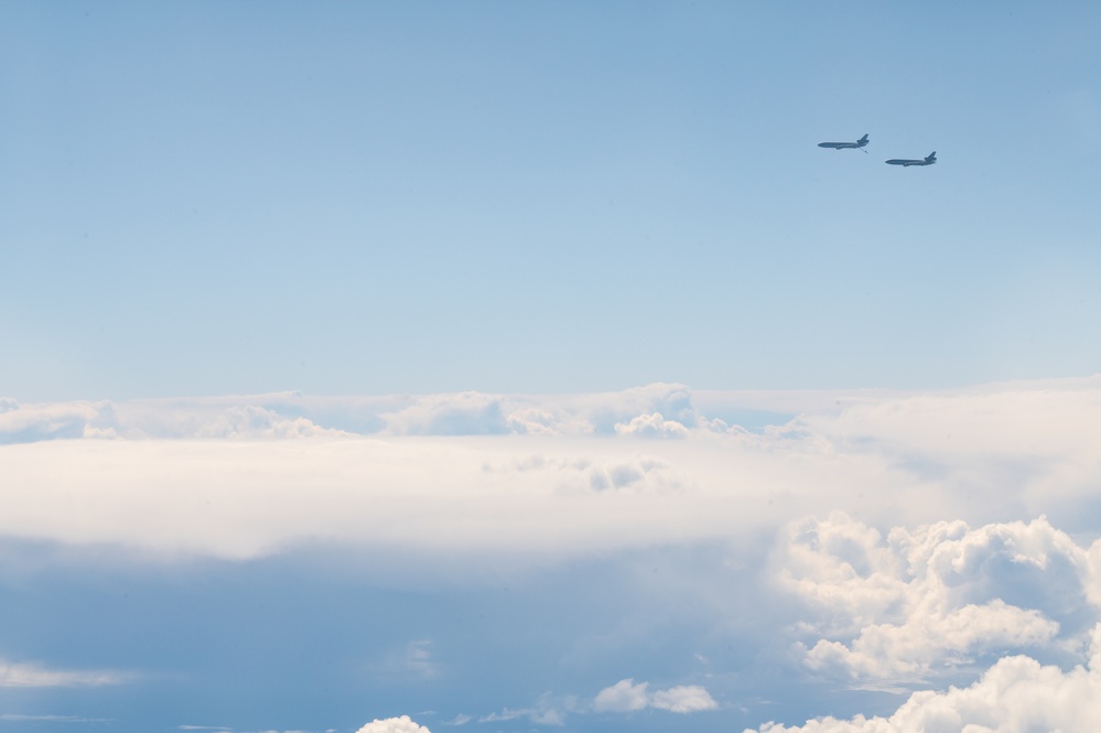 Refueling the KC-10