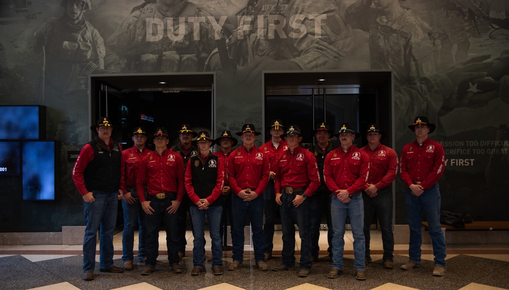 Mounted Color Guard Tours 1st Division Museum