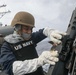 USS Milius Sailors Conduct Live-Fire Weapons Exercise