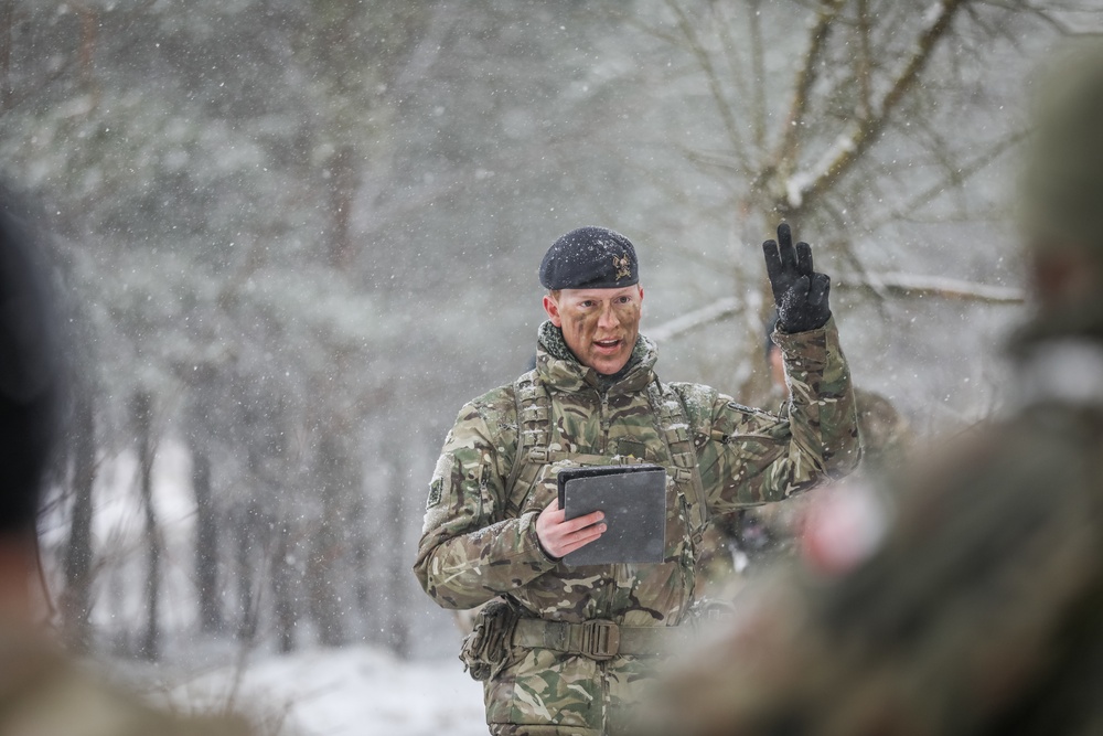 eFP Battle Group Poland Pierces Through the Cold