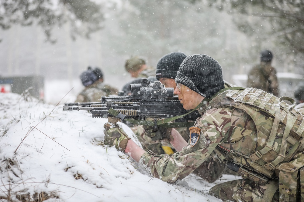 eFP Battle Group Poland Pierces Through the Cold