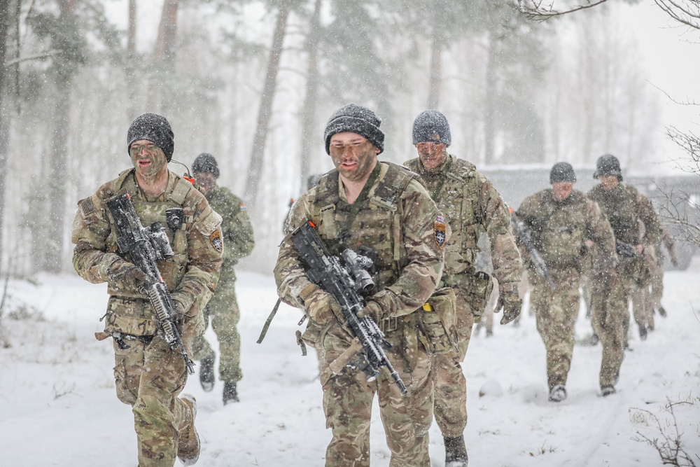 eFP Battle Group Poland Pierces Through the Cold