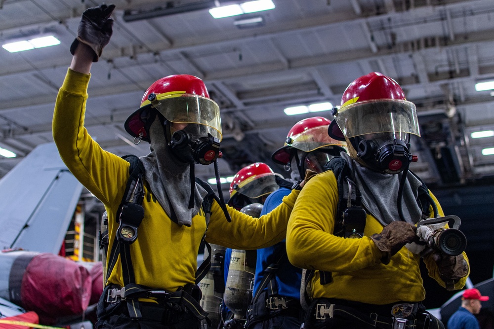 USS Nimitz General Quarters Drill