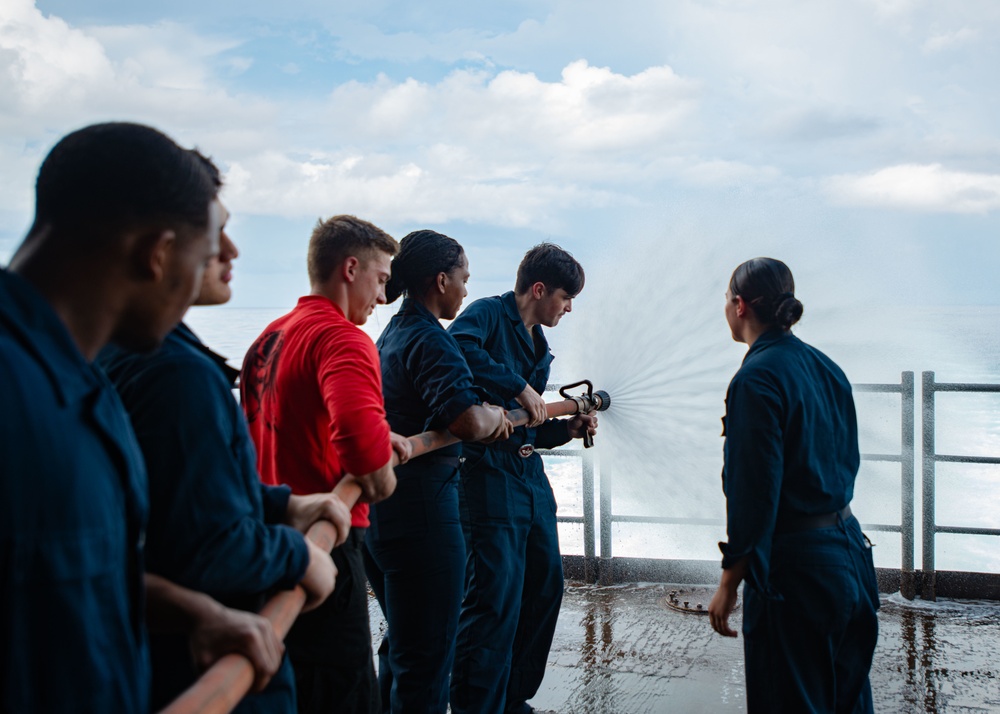 Nimitz Conducts Firefighting Training