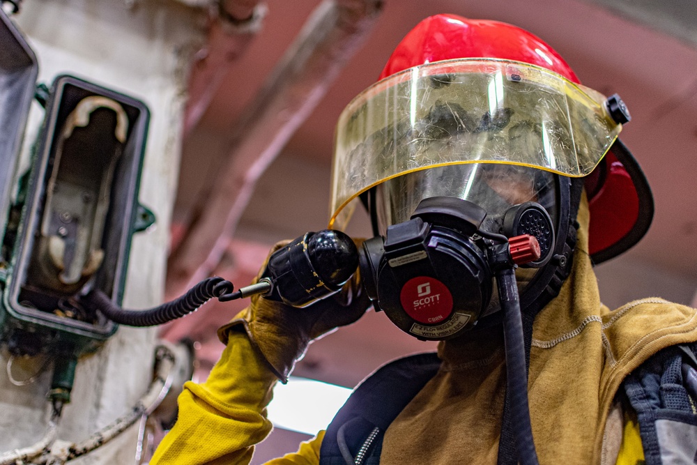 USS Nimitz General Quarters Drill