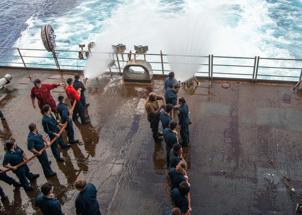 Nimitz Conducts Firefighting Training