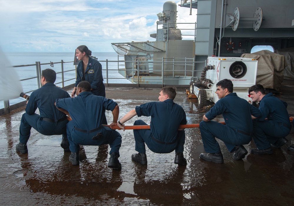 Nimitz Conducts Firefighting Training