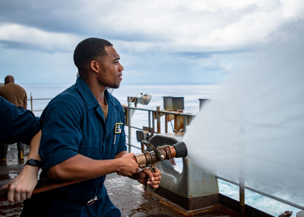 Nimitz Conducts Firefighting Training