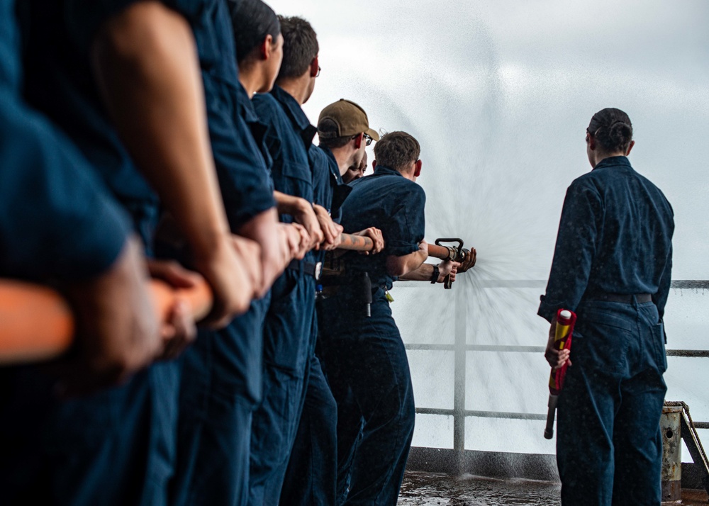 Nimitz Conducts Firefighting Training