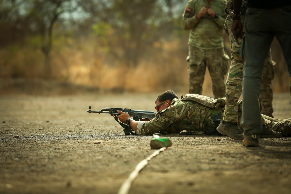 Mauritanian Armed Forces conduct Dynamic Shooting Drills