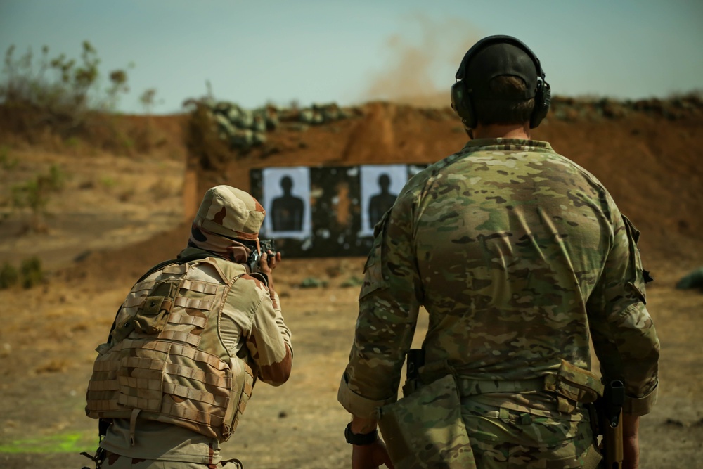 Mauritanian Armed Forces conduct Dynamic Shooting Drills