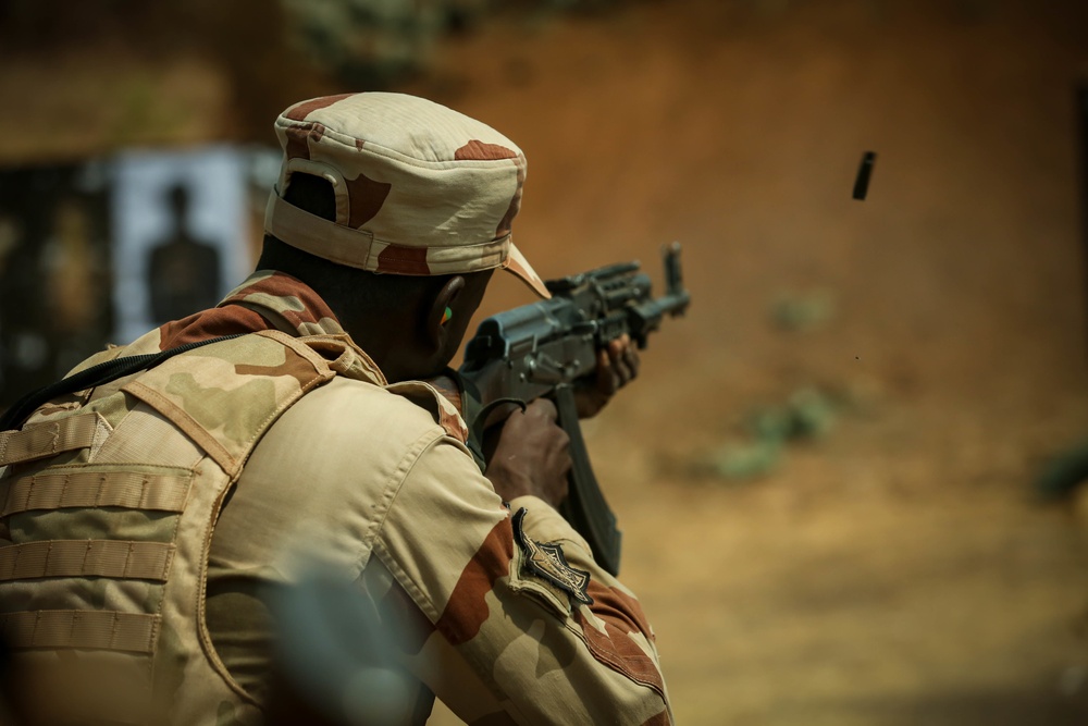 Mauritanian Armed Forces conduct Dynamic Shooting Drills