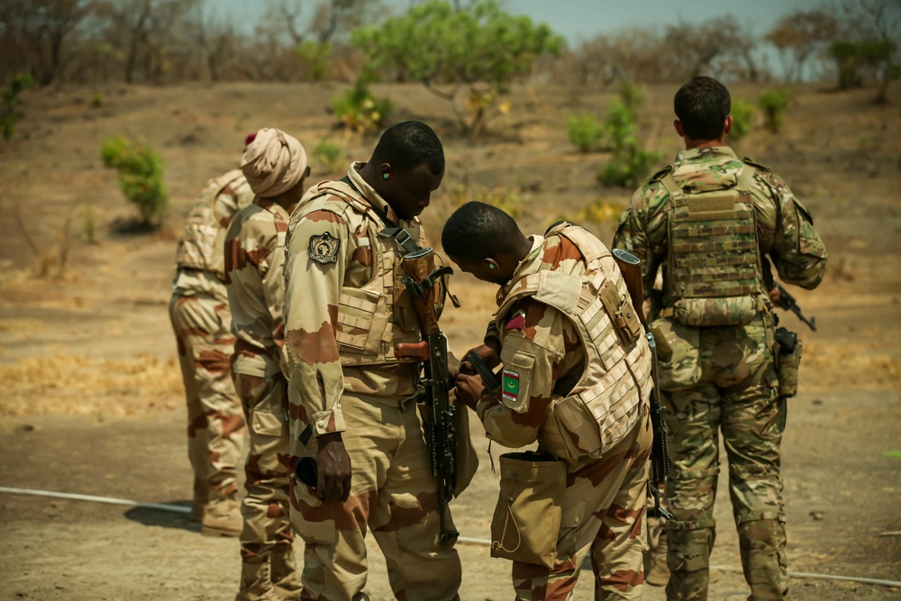 Mauritanian Armed Forces conduct Dynamic Shooting Drills