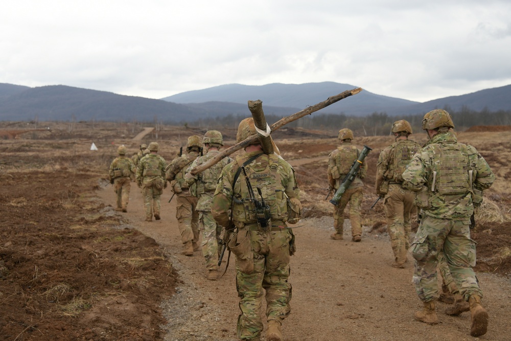 Exercise Bayonet Apex, Slunj 11 March, 2023