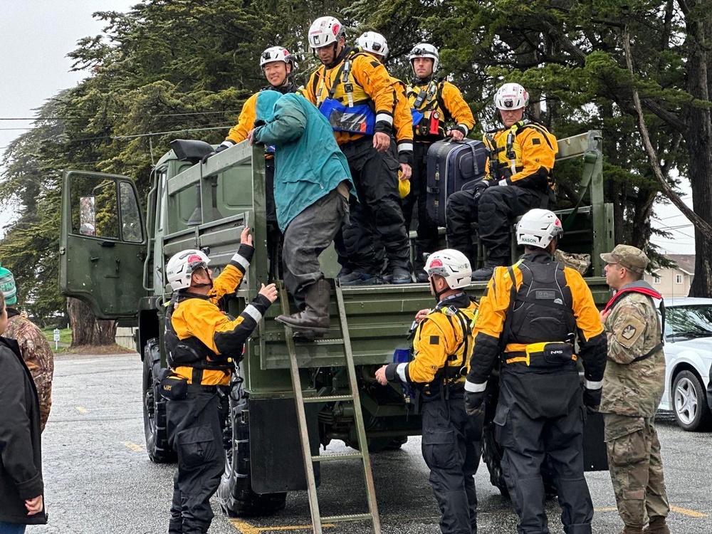 California National Guard supports flood response in Monterey County