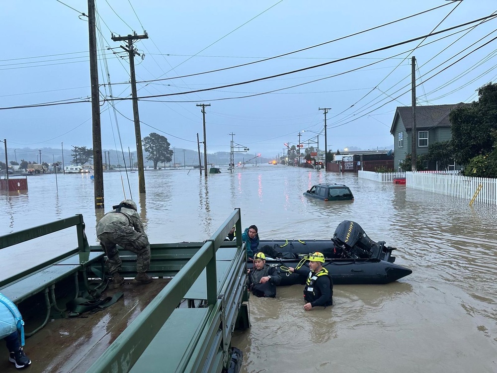 California National Guard supports flood response in Monterey County