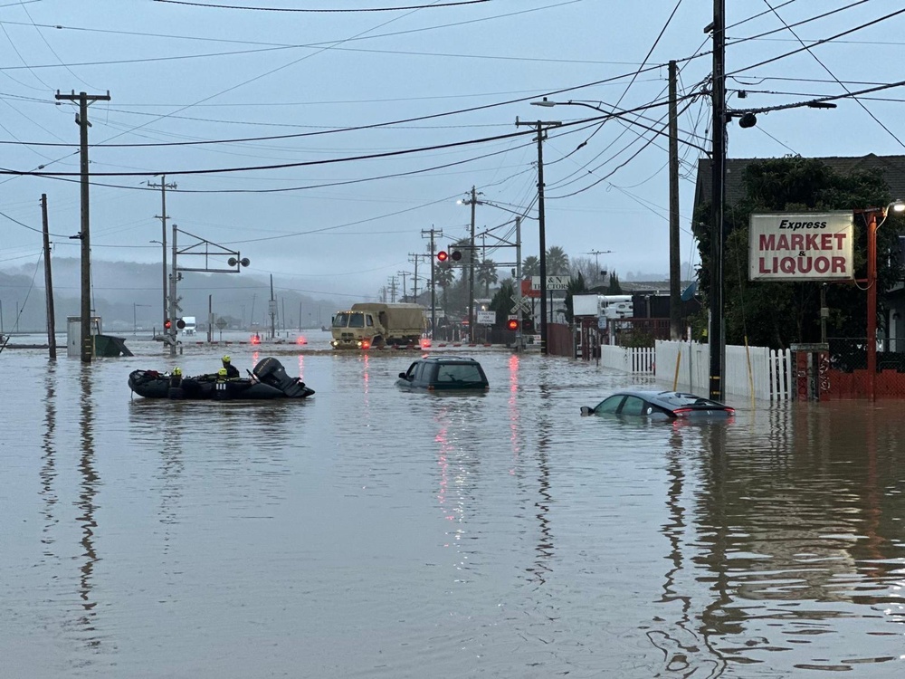 California National Guard supports flood response in Monterey County