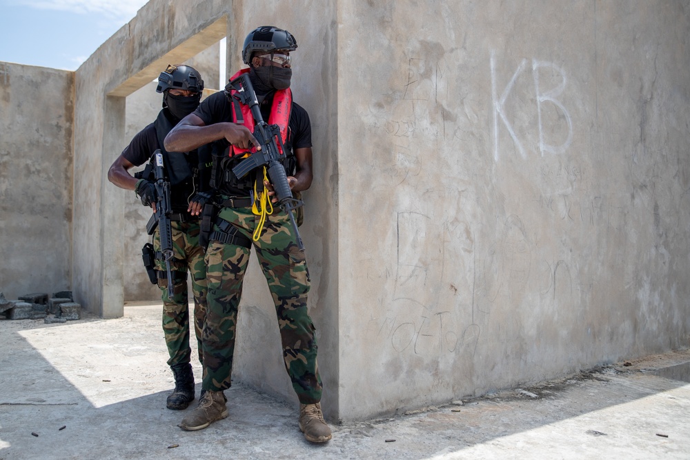 Members of The Ghana Armed Forces Pull Security Flintlock 2023