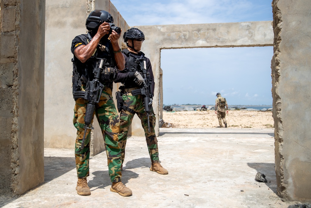 Members of the Ghana Armed Forces Collect Evidence Flintlock 2023