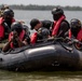 Members of The Ghana Armed Forces Pull Security on a Boat Flintlock 2023