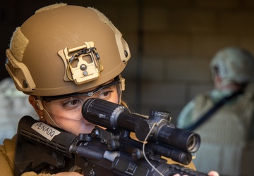 Maritime Expeditionary Security Squadron (MSRON) 11 Conducts Close Quarter Tactics (CQT) Training