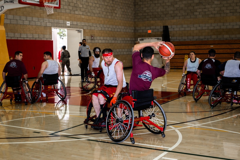 Marine Corps Trials - Wheelchair Basketball Competition