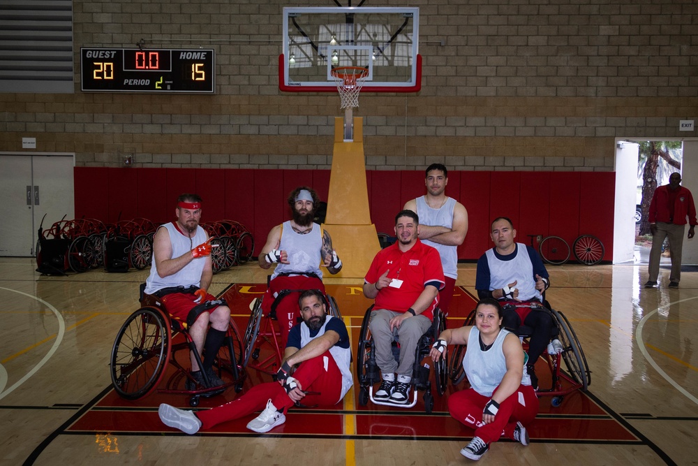 Marine Corps Trials - Wheelchair Basketball Competition