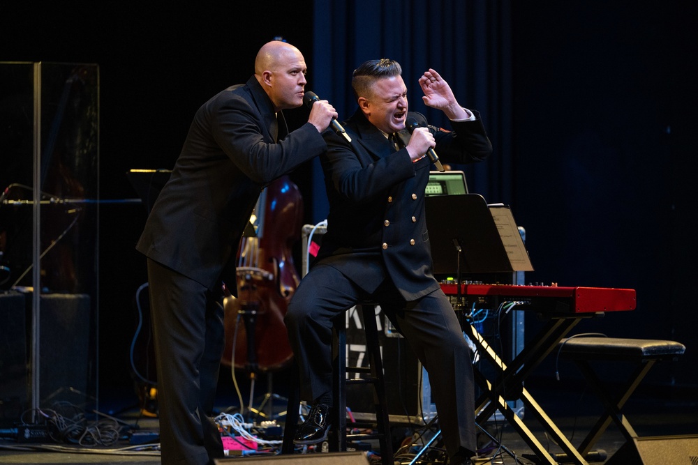 U.S. Navy Band Sea Chanters perform in Everett