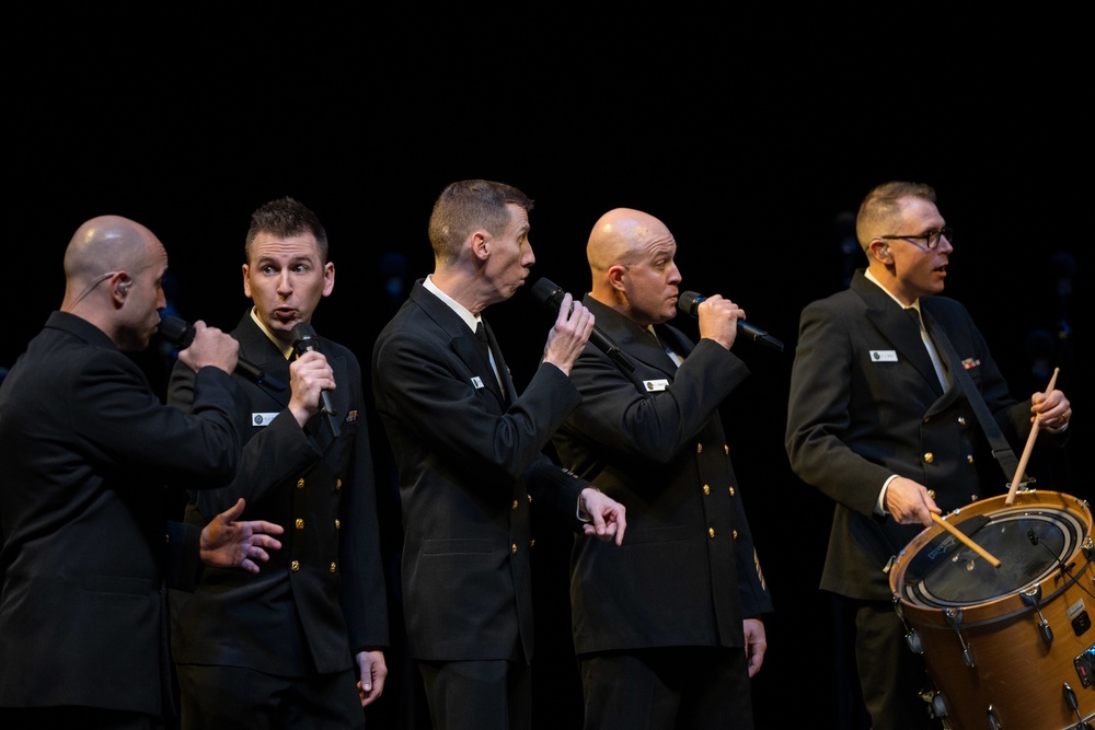 U.S. Navy Band Sea Chanters perform in Everett