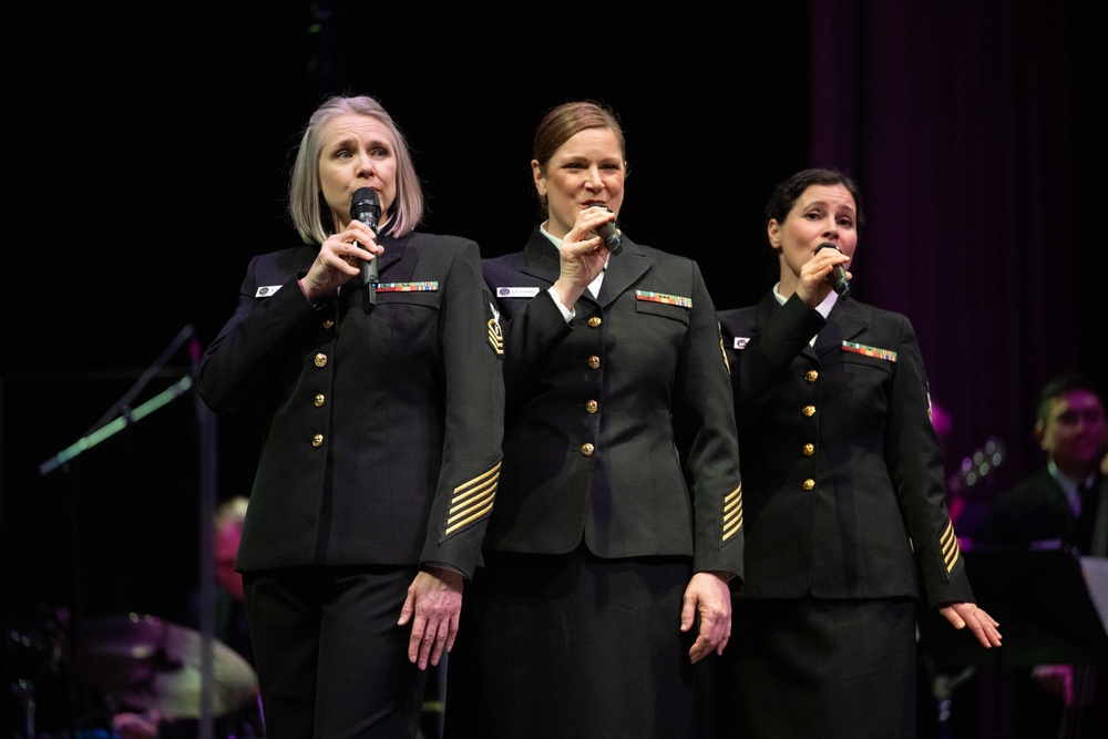 U.S. Navy Band Sea Chanters perform in Everett