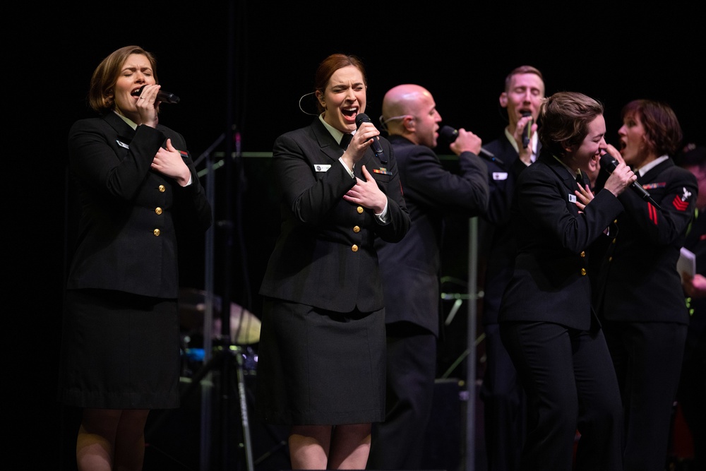 U.S. Navy Band Sea Chanters perform in Everett