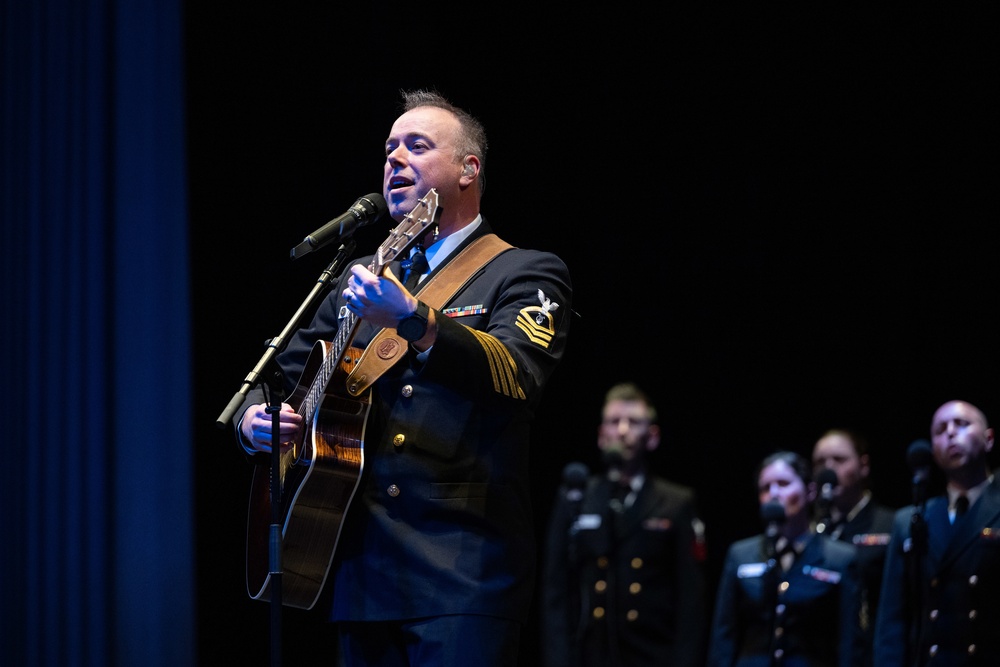 U.S. Navy Band Sea Chanters perform in Everett