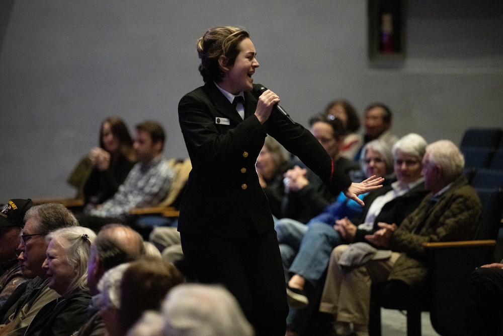 U.S. Navy Band Sea Chanters perform in Everett