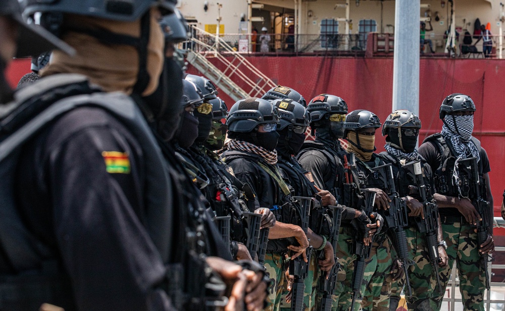 International partner forces conduct VBSS on Spanish frigate