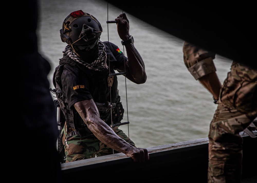 International partner forces conduct VBSS on Spanish frigate