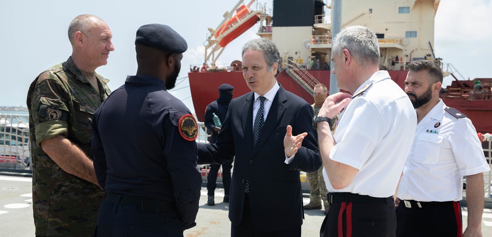 Spanish Ambassador to Ghana visits Spanish Frigate in Accra