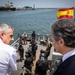 Spanish Ambassador to Ghana visits Spanish Frigate in Accra