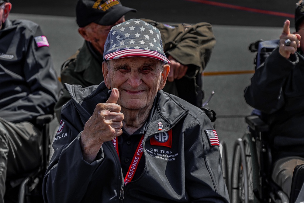 WWII Veterans return to Normandy on 78th Anniversary of D-Day