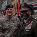 Ceremony held in the town square of Carentan in honor of WWII Veterans