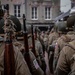 Ceremony held in the town square of Carentan in honor of WWII Veterans