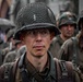 Ceremony held in the town square of Carentan in honor of WWII Veterans